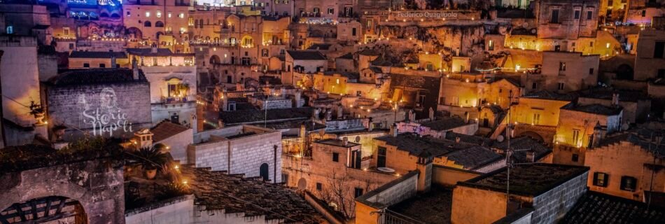 Matera Cielo Stellato Panorama