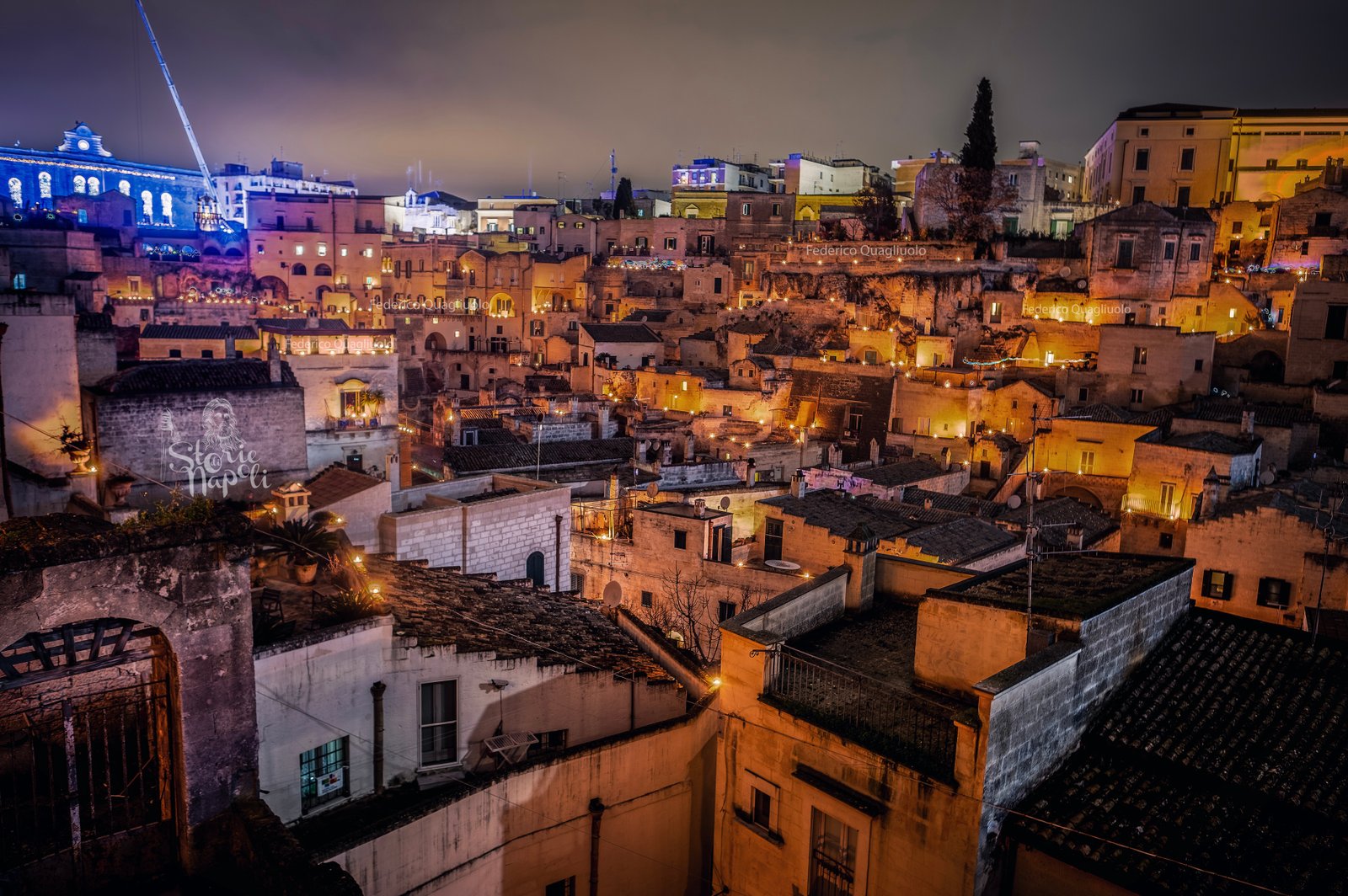 Matera Cielo Stellato Panorama