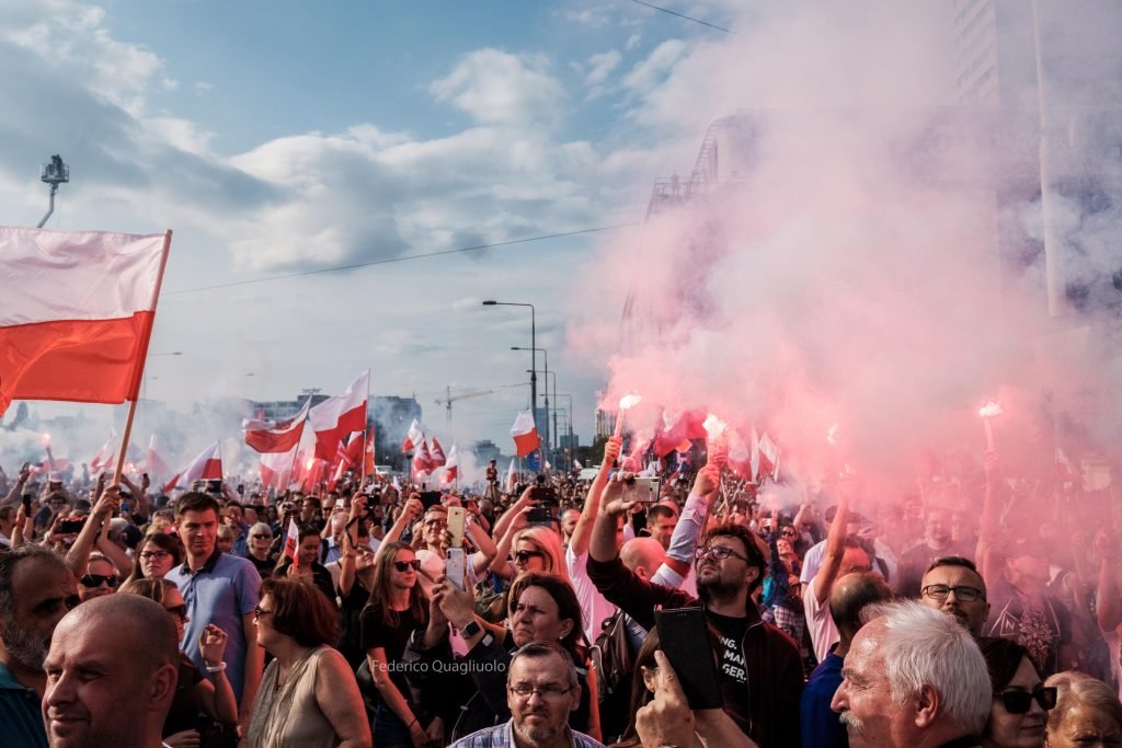 Manifestanti Varsavia